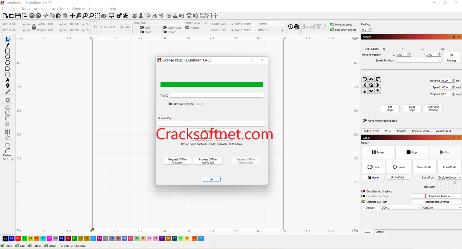 Lightburn 1.4.05 Full Version Crack