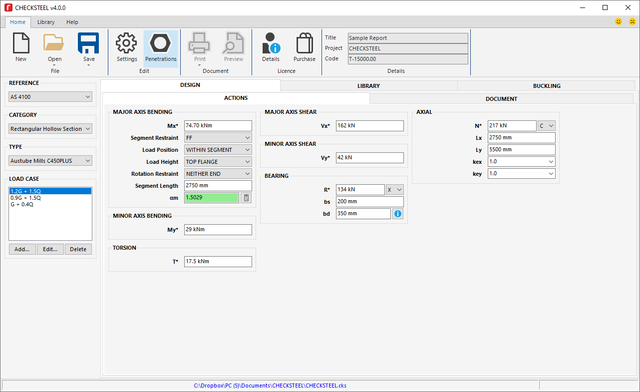 CHECKSTEEL Structural Steel Design Software V4 Crack