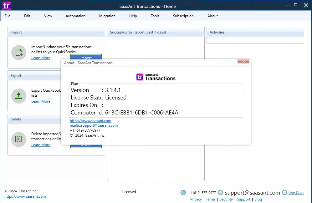 SaasAnt Transactions 3.1.4.1 Crack